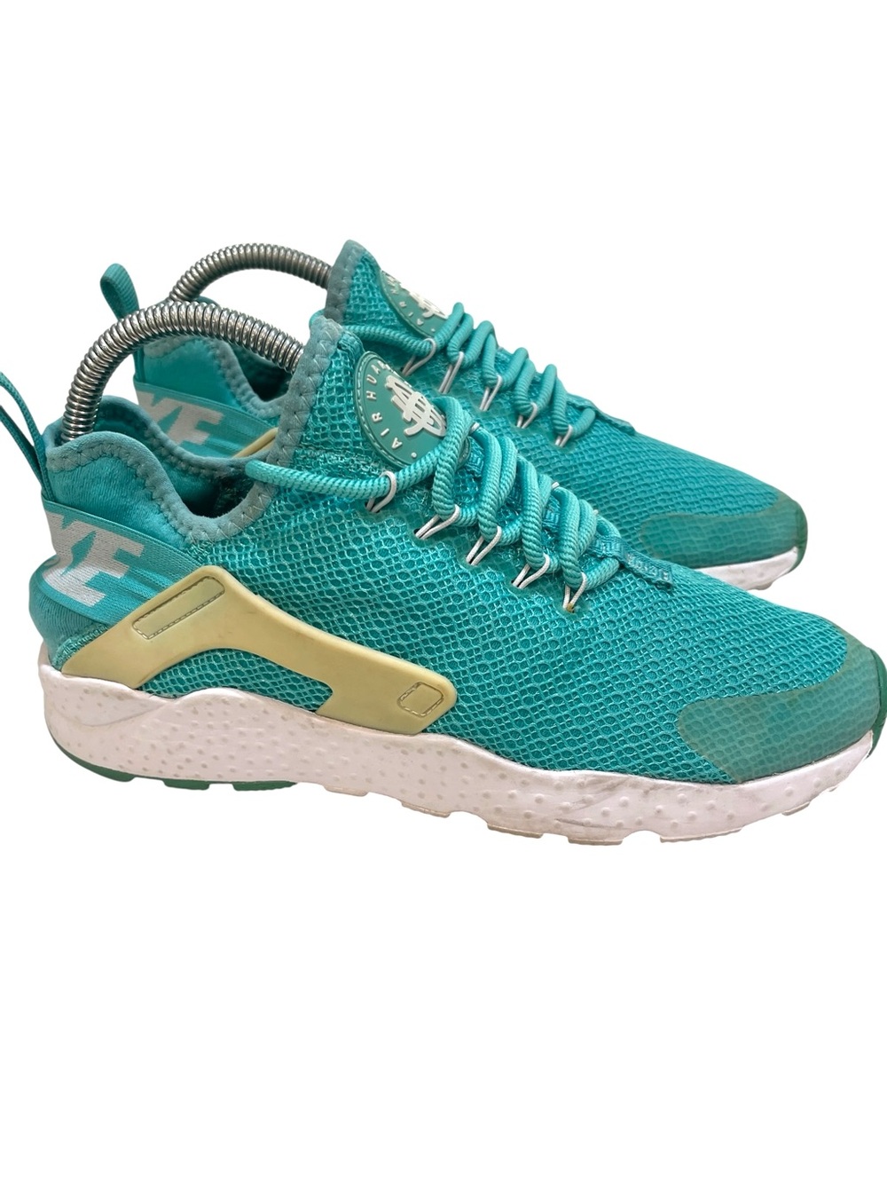Nike Air Huarache Run Ultra Workout Sneakers Women’s SZ 7.5 Turquoise White